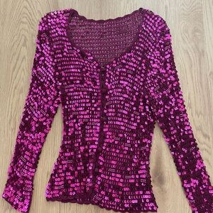Vintage sequin top🤍